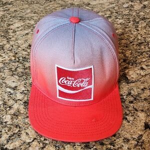 Coca-Cola Red and‎ Gray Gradient Hat